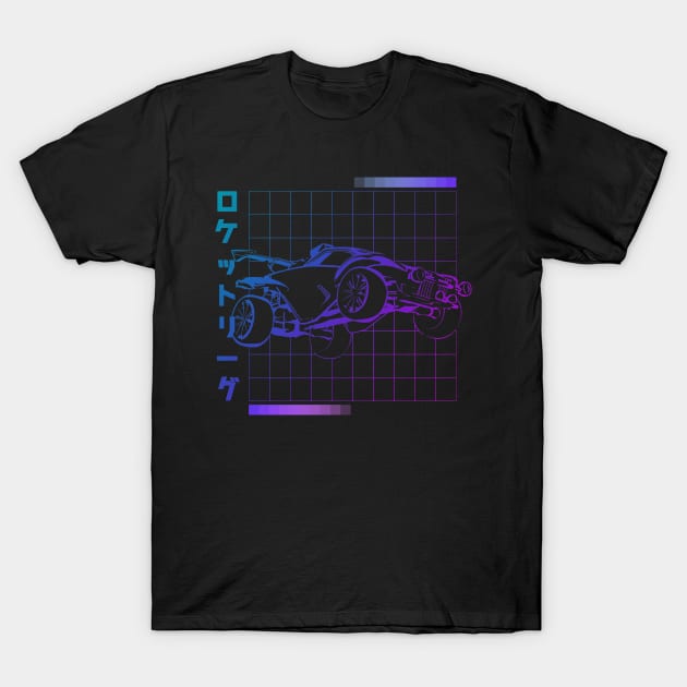 Vaporwave car T-Shirt by scorpakwal